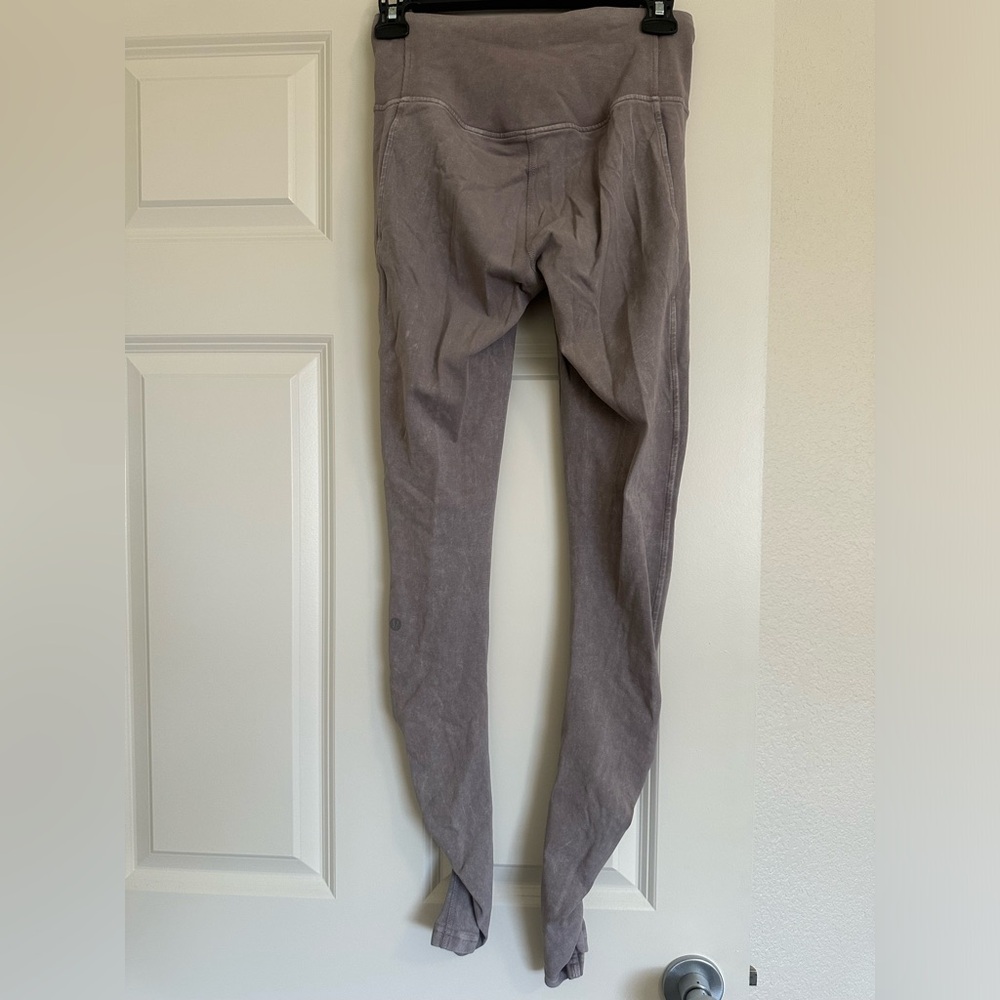 Lululemon Inner Glow Tight Washed Half Moon Size 4